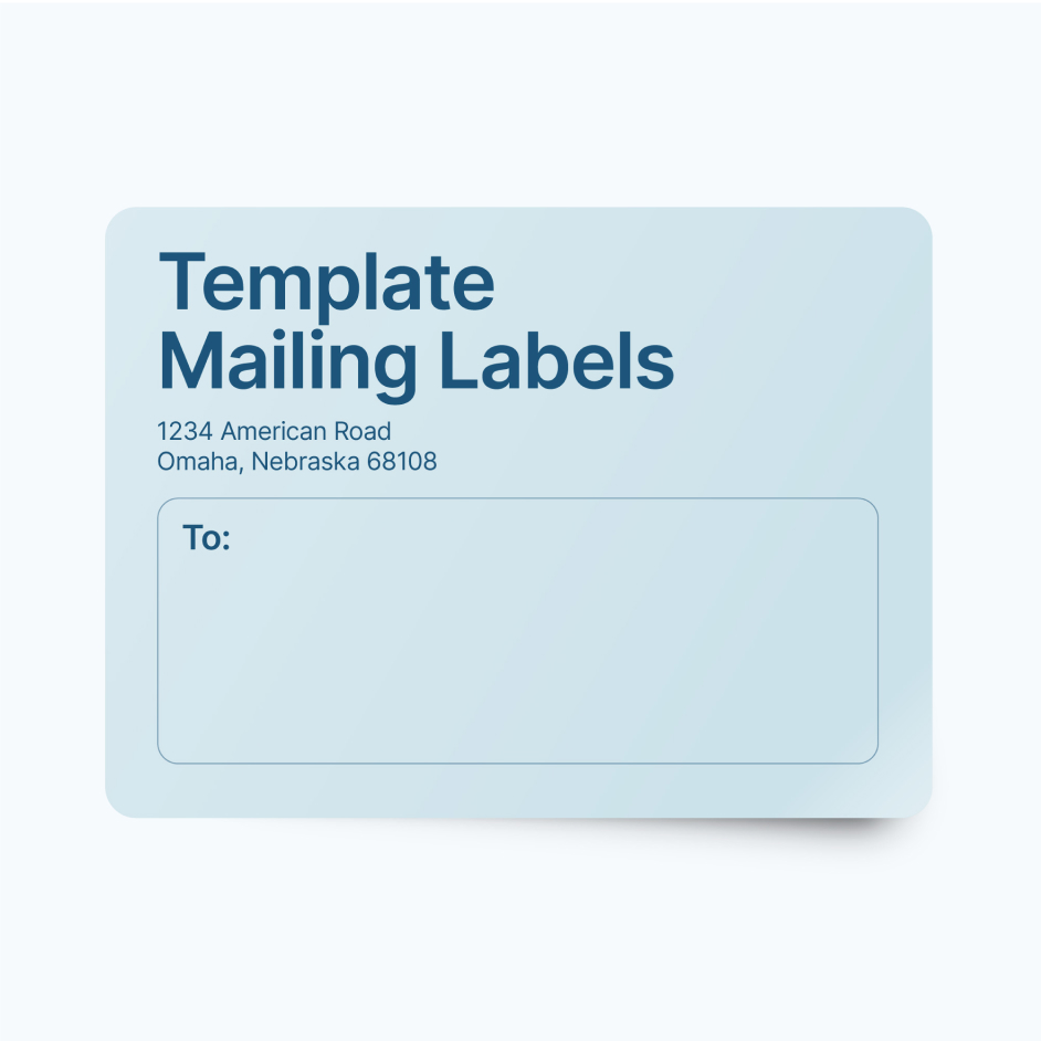 Standard Mailing Labels - AmeriCAL Inc.